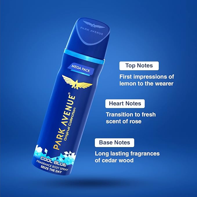Park Avenue Men Good Morning Combo Perfume Fresh Long Lasting Citrus Fragrance Spray Super Saver Pack, 300Ml (Pack Of 2) view 2