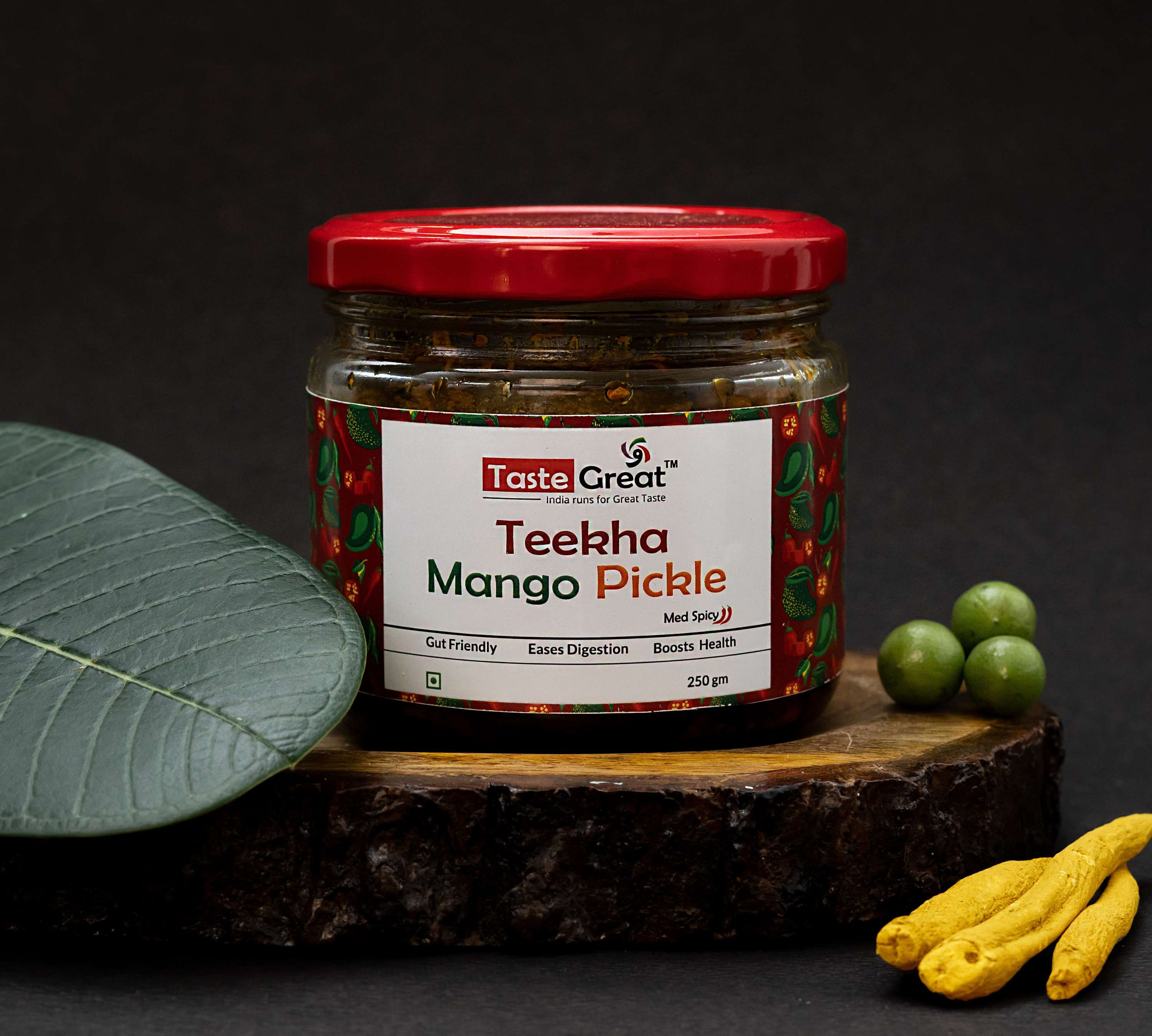 Teekha Mango Pickle - Med Spicy (250g)