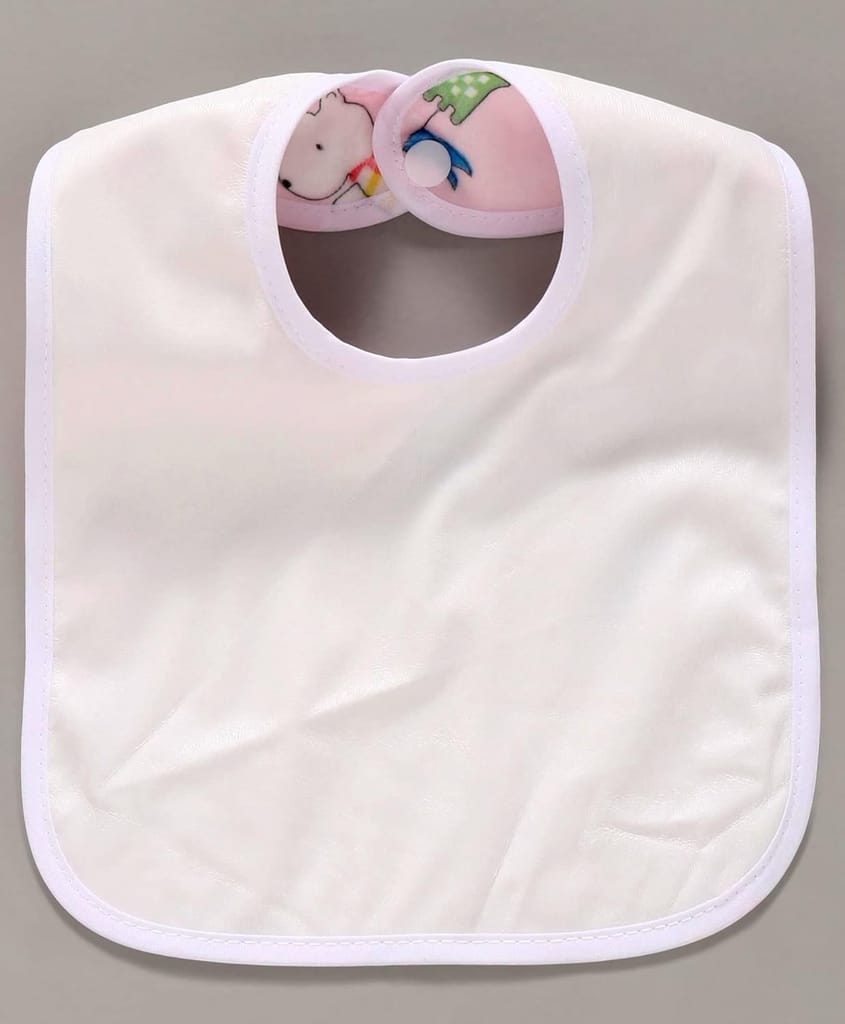 Ocean Count Colorful Cartoon Baby Bibs | Waterproof Cotton Feeding Bibs | Washable & Reusable for Babies | Set of 5 view 2