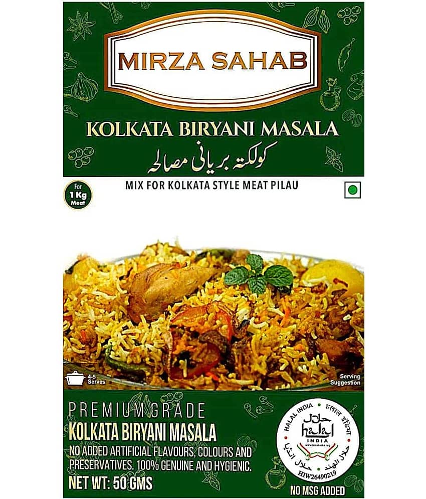 Mirza Sahab Kolkata Biryani Masala Instant Mix 50 gm Pack of 4 view 2