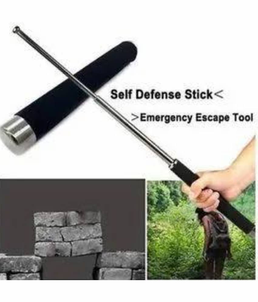 QitmirMKT Pack of 2 Self Defense Stick Rod Safety Survival Camping & Hiking Tool Safety Safety Rod ( Pack of2 ) view 2