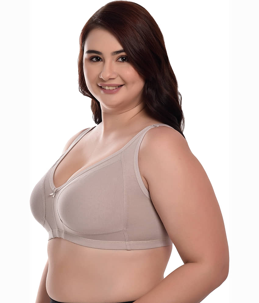 Elina Pack of 1 Cotton Non Padded Everyday Bra For Women ( Light Blue ) view 2