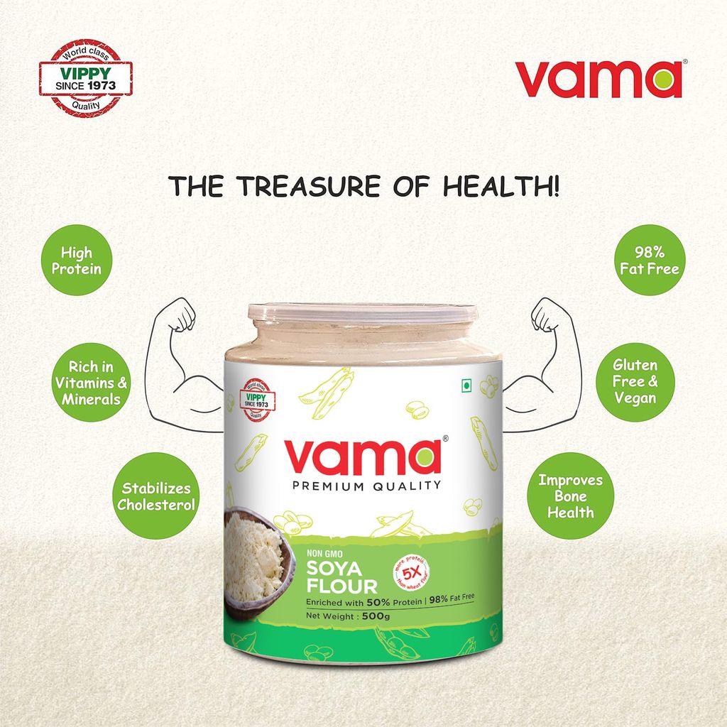 SOYA Flour Enriched 500gm view 2