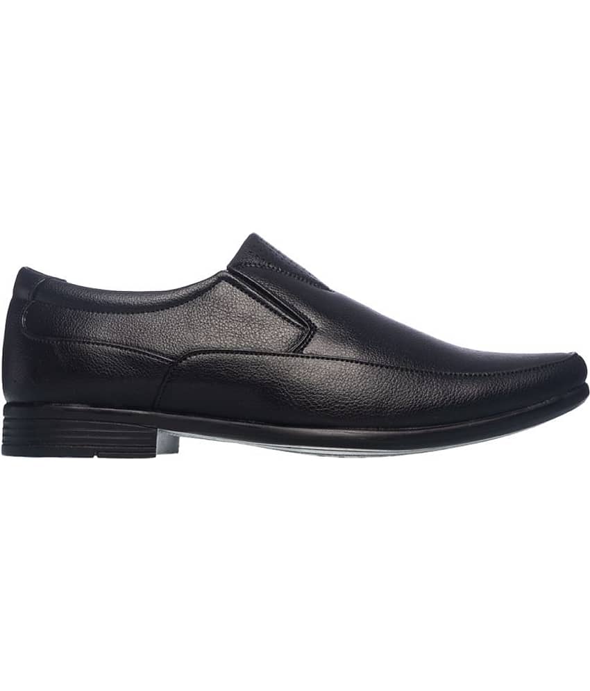 KHADIM - Black Men's Slip On Formal Shoes view 2