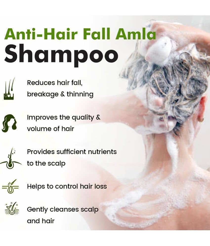 Kayamaya Amla Shampoo for Hair Growth & Root Strengthening Shampoo 300 mL view 2