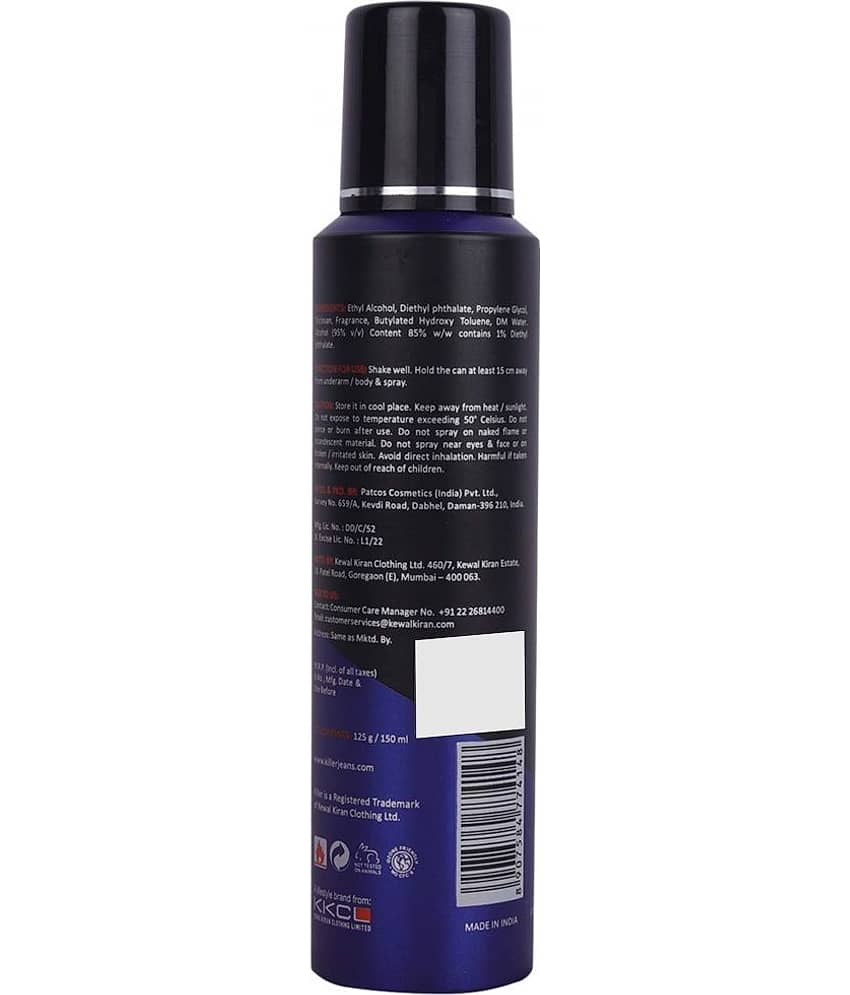 Killer STORM & OCEAN combo of 2, no gas deo Body Spray for Men 300 ml ( Pack of 2 ) view 2