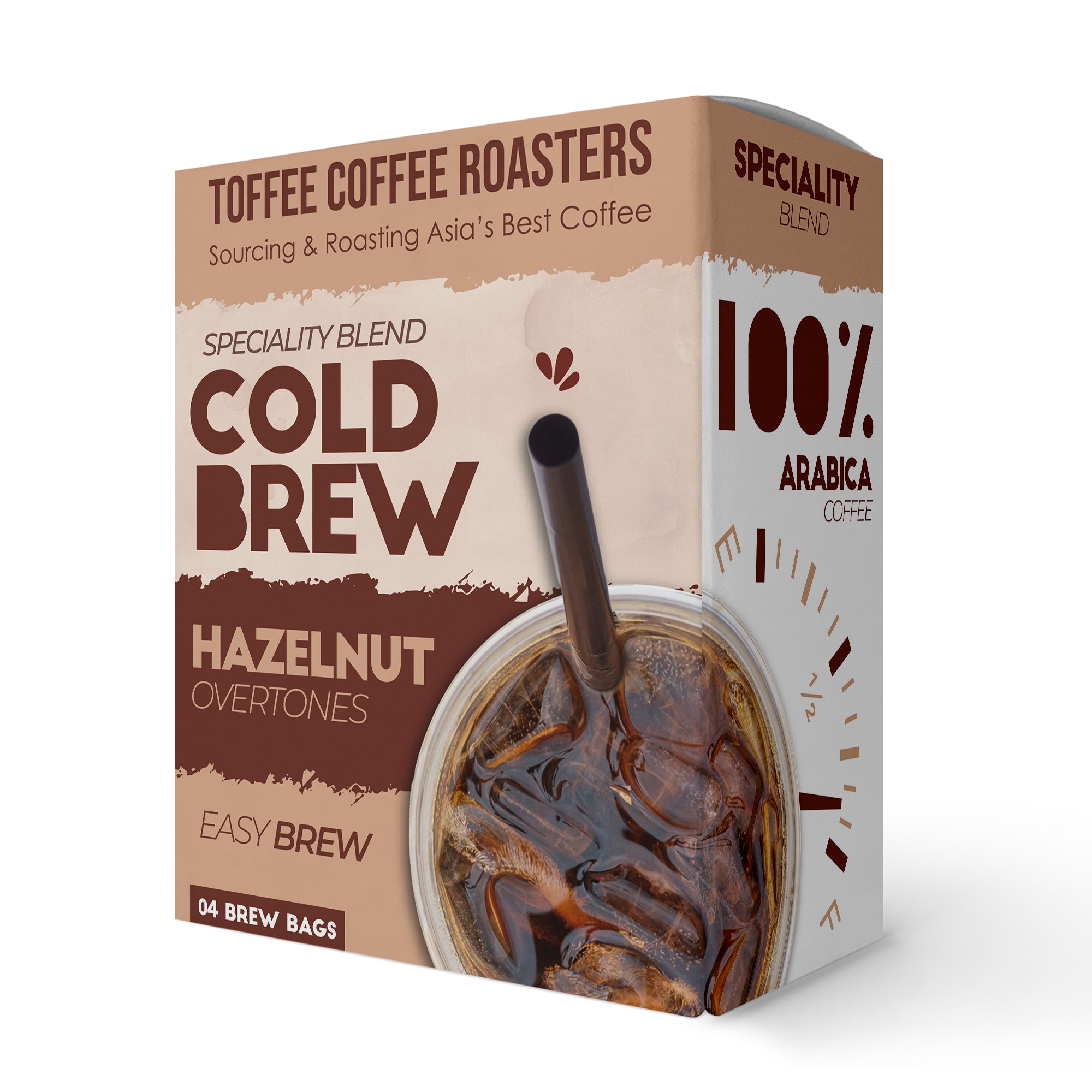 Hazelnut Cold Brew Bags | Free Mason Jar view 2