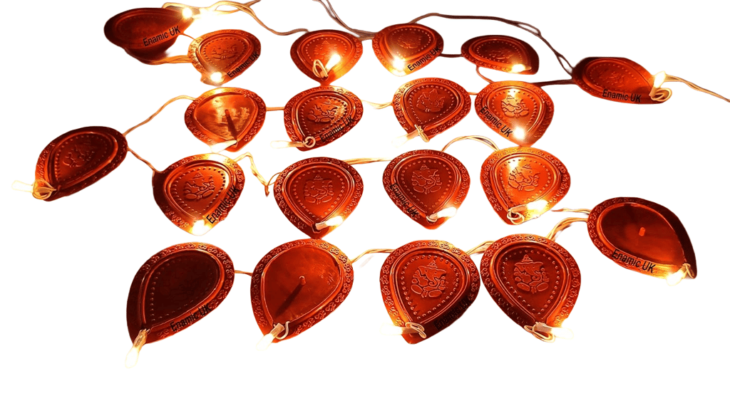 LED Diya 21 String Lights for Festive Decor, Diwali decor view 2