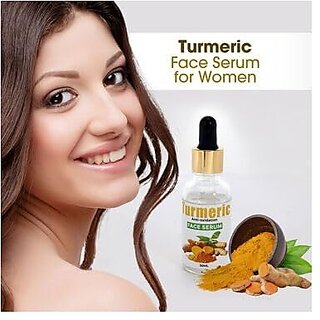 Turmeric Face Serum For Men & Women Brightening & Acne Control Serum Anti-Oxidant Skincare For Clear & Even Skin Tone Lightweight & Fast Absorbing 30Ml view 2