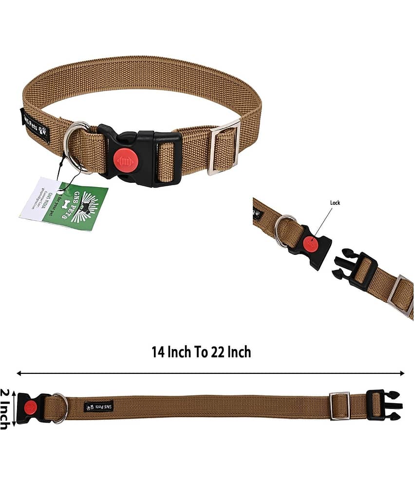 GNS PETS - Fluorescent Orange Collar ( Medium ) view 2