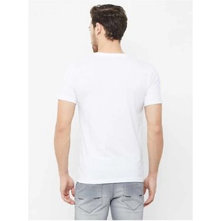 Men's Round Neck Plain Cotton (Multicolor) Regular Fit T-Shirt. view 2