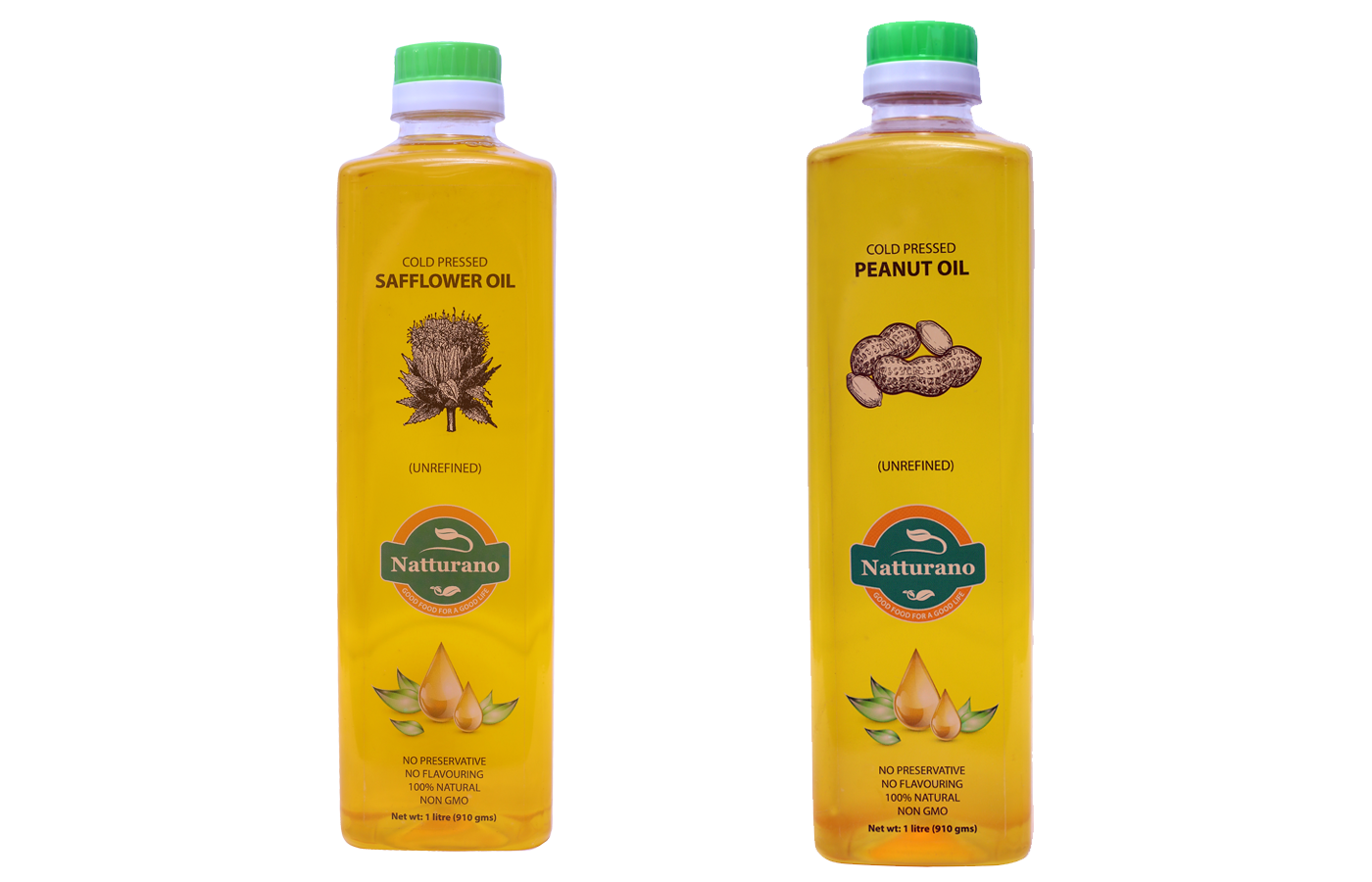 Saffloweroil 1l + groundnut oil 1l