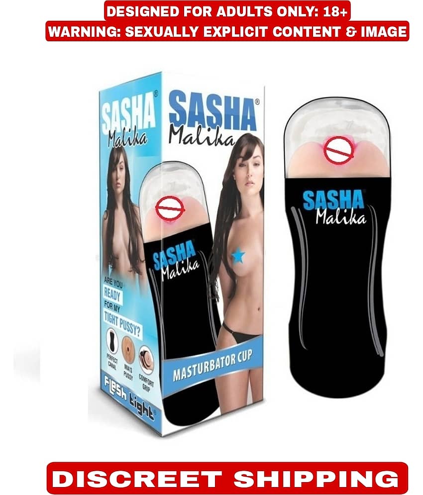 KAMAHOUSE SASHA MALIKA MALE POCKET PUSSY MASTURBATOR CUP WITH FREE LUBE-U.S.A view 2