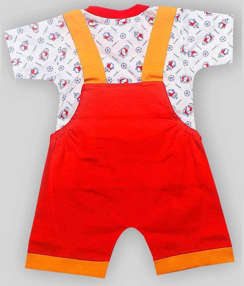 INFANT Pack of 1 Unisex for Baby Cotton Bodysuit ( Multi Color ) view 2