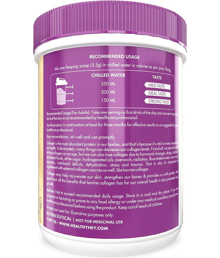 HEALTHYHEY NUTRITION Collagen Gold Series with Biotin Orange 200 gm view 2