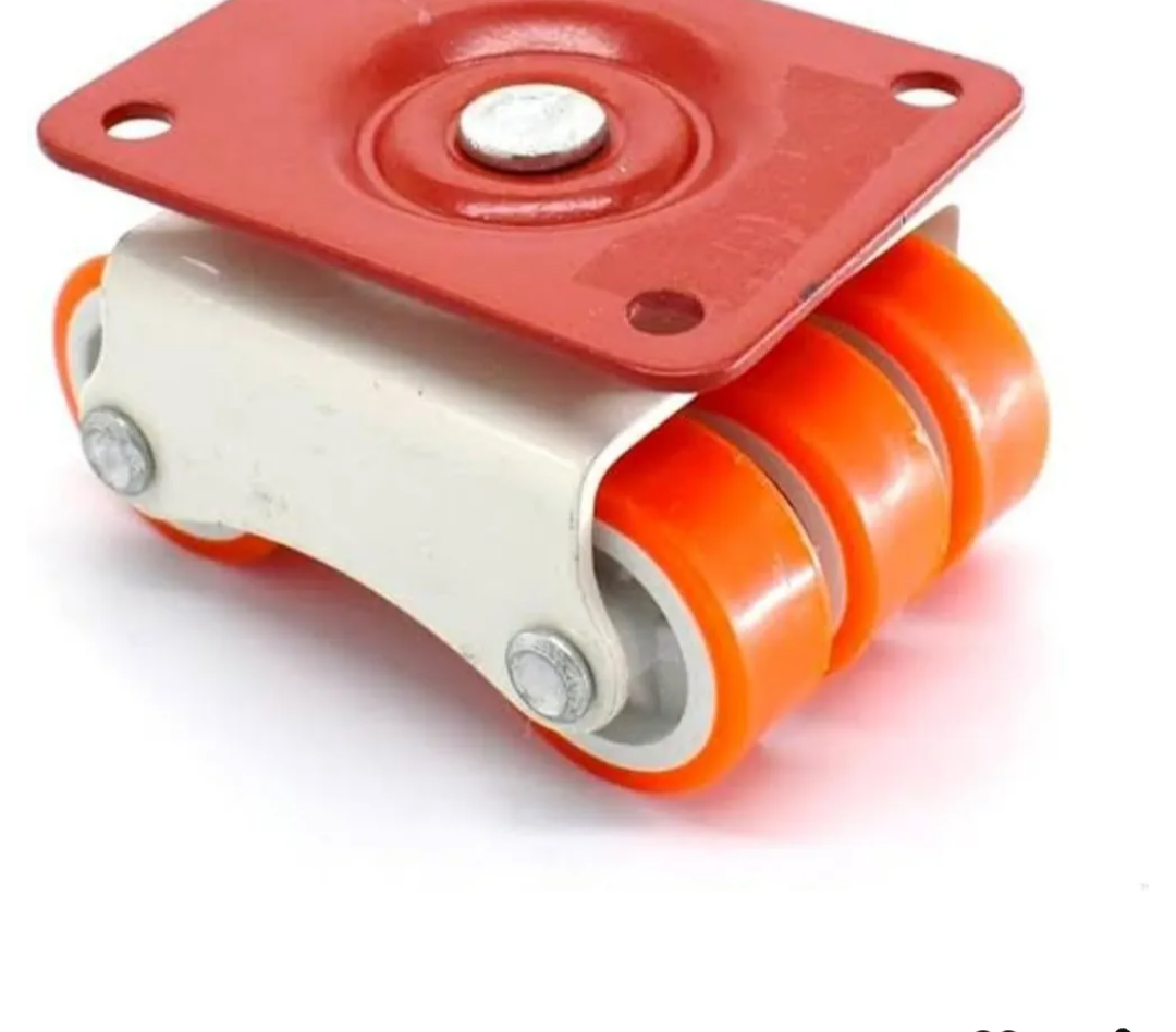 ADISON Stainless Steel Castor Wheels,6 Wheels, 4 Pieces, perfect for kitchen appliances and other goods providing easy mobility and durabilit view 2