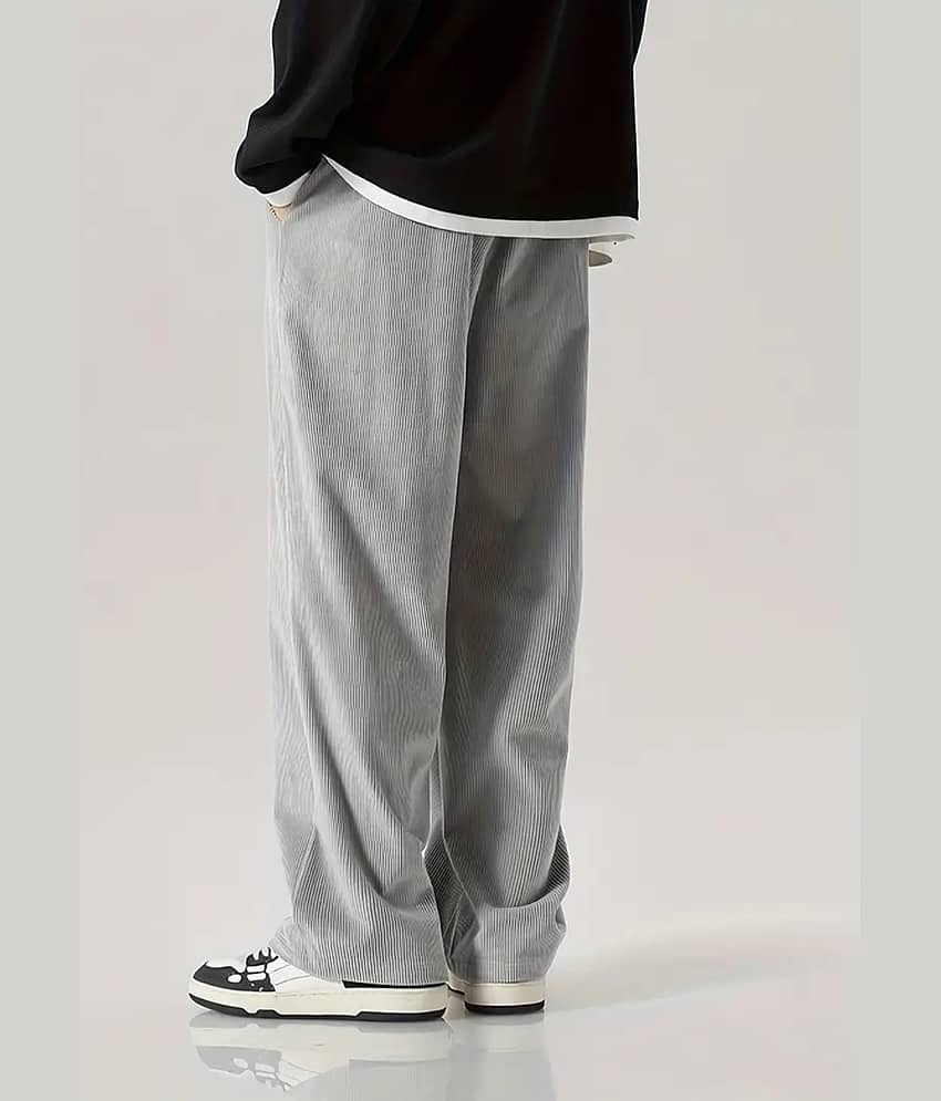 Deslizar White Polyester Blend Men's Trackpants ( Pack of 1 ) view 2
