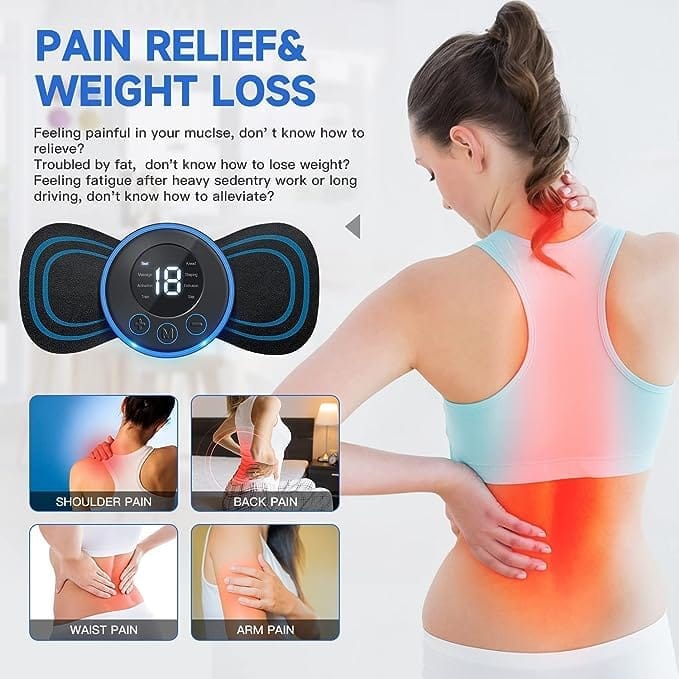 DAYBETTER® Mini Massage Machine mini massager portable rechargeable full body massager for pain relief with 8 Mode Ems neck cervical massager TAR-D-01 view 2