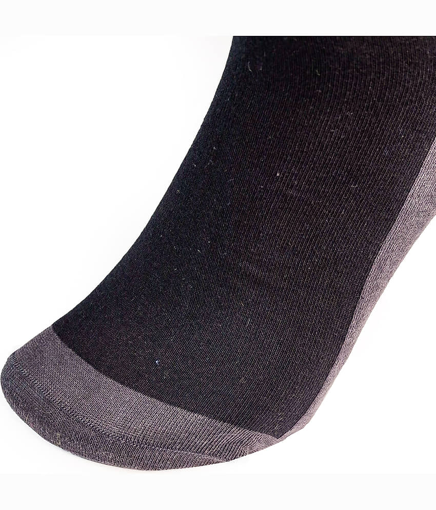Man Arden - Black Cotton Men's Mid Length Socks ( Pack of 1 ) view 2