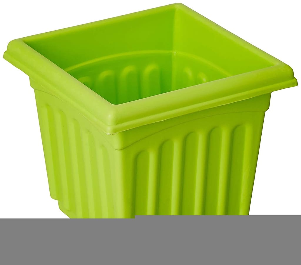 Ubals Square Plastic Pots for Plants, Flower Pots for Home, Window Display, Garden view 2