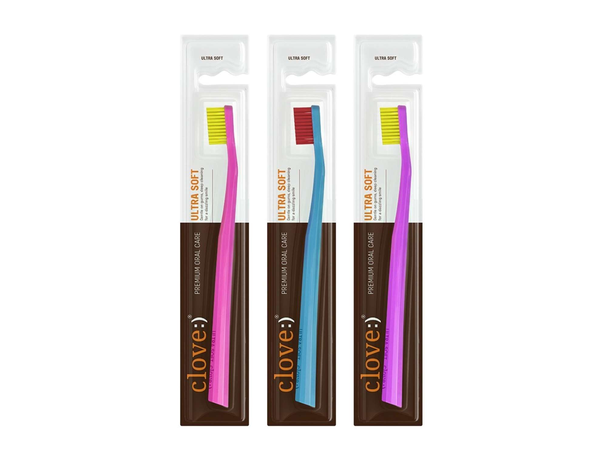 Clove Ultra Soft Toothbrush - Pack of 3