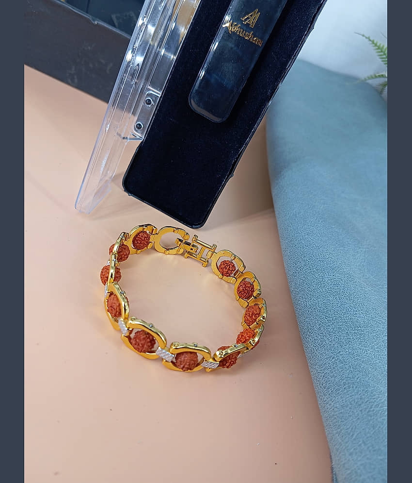 SHANKHRAJ MA LL Gold Bracelet ( Pack of 1 ) view 2