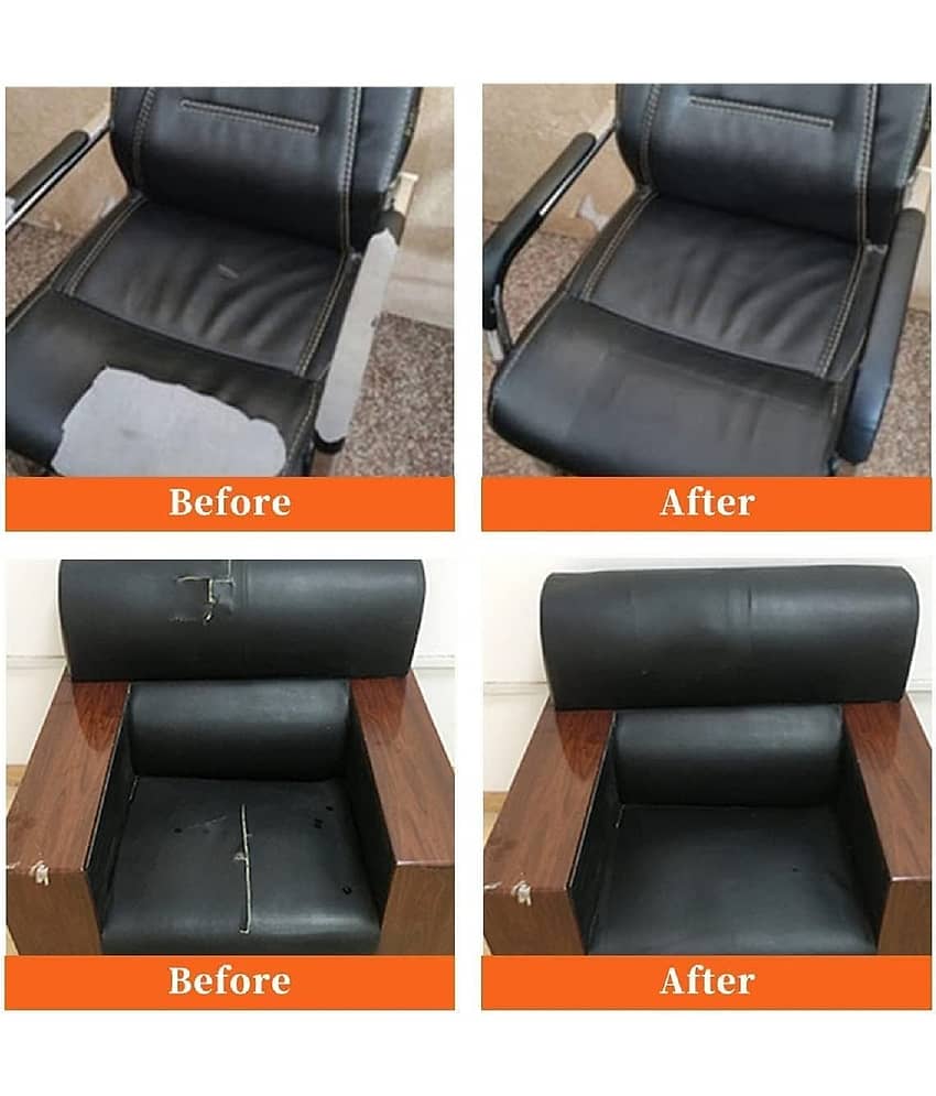 Leather Adhesive Black, Leather Repair Patch, Self Adhesive Leather Tape, Sofa Leather Repair, Faux Leather Patch, Upholstery Repair Sticker, Vinyl Leather Fix, DIY Leather Repair Kit, Furniture Adhesive Patch, Seat Leather Tape, Car Seat Repair view 2