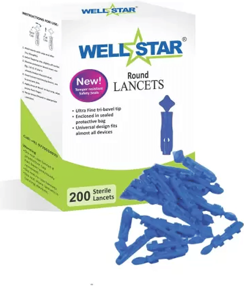 Wellstar - 200 Lancets view 2