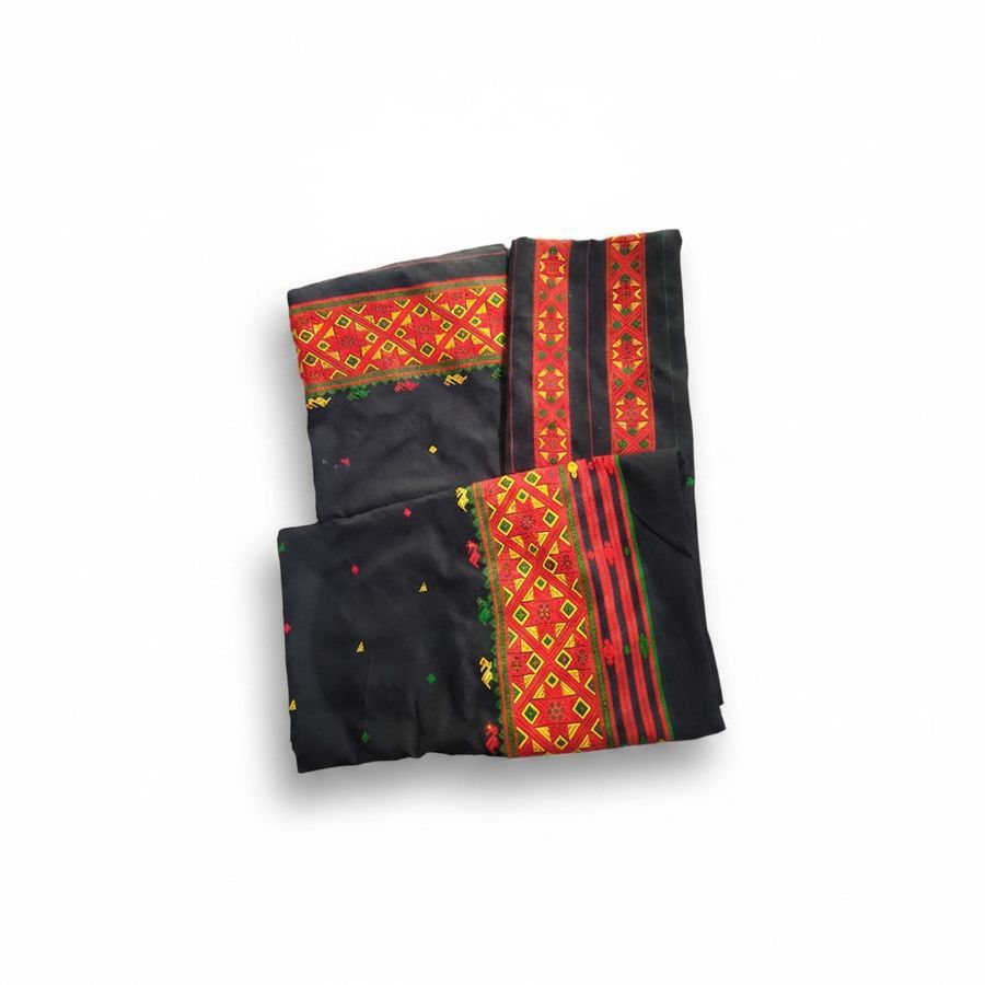 Ethnic Embroidered Saree view 2