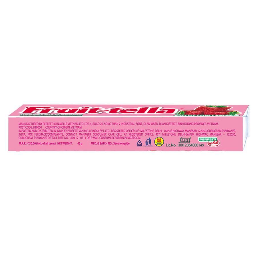 Fruit-Tella Chewy Toffee Stick - Strawberry Flavour, 45 gm view 2