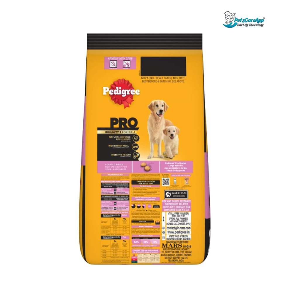 Pedigree PRO Mother & Pup Starter Large Breed,Dry Dog Food view 2
