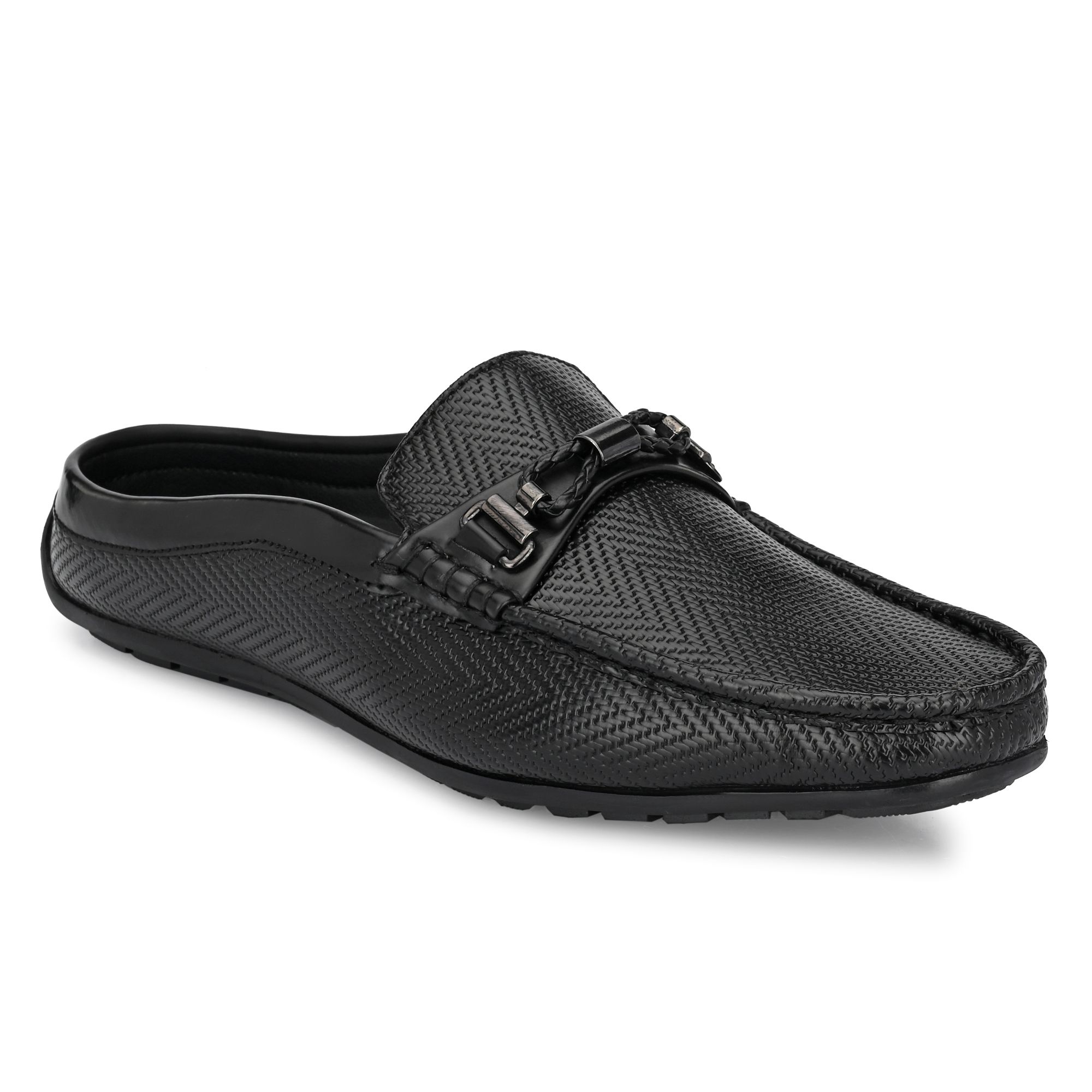 BUSKINS CASUAL MULES BA5666 BLACK view 2