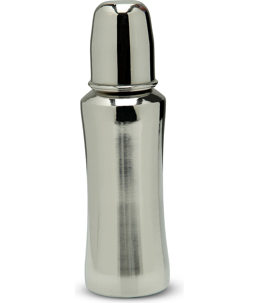 Gluman - 280 Silver Feeding Bottle ( Pack of 1 ) view 2