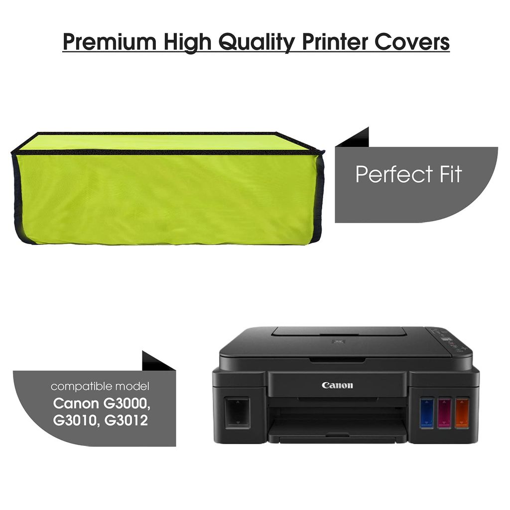 Palap Super Premium Dust Proof Printer Cover for Canon G3000, G3010, G3012 (Green, 49.5 x 38 x 21.3 cm) view 2