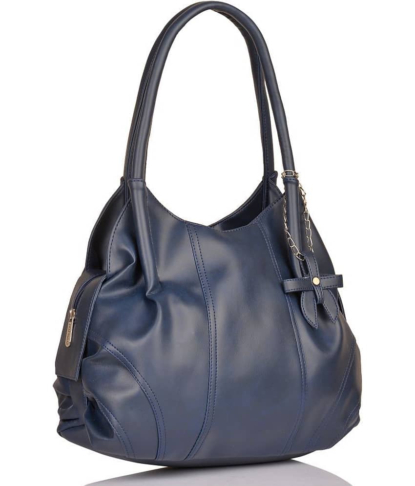 Fostelo Blue P.U. Shoulder Bag view 2