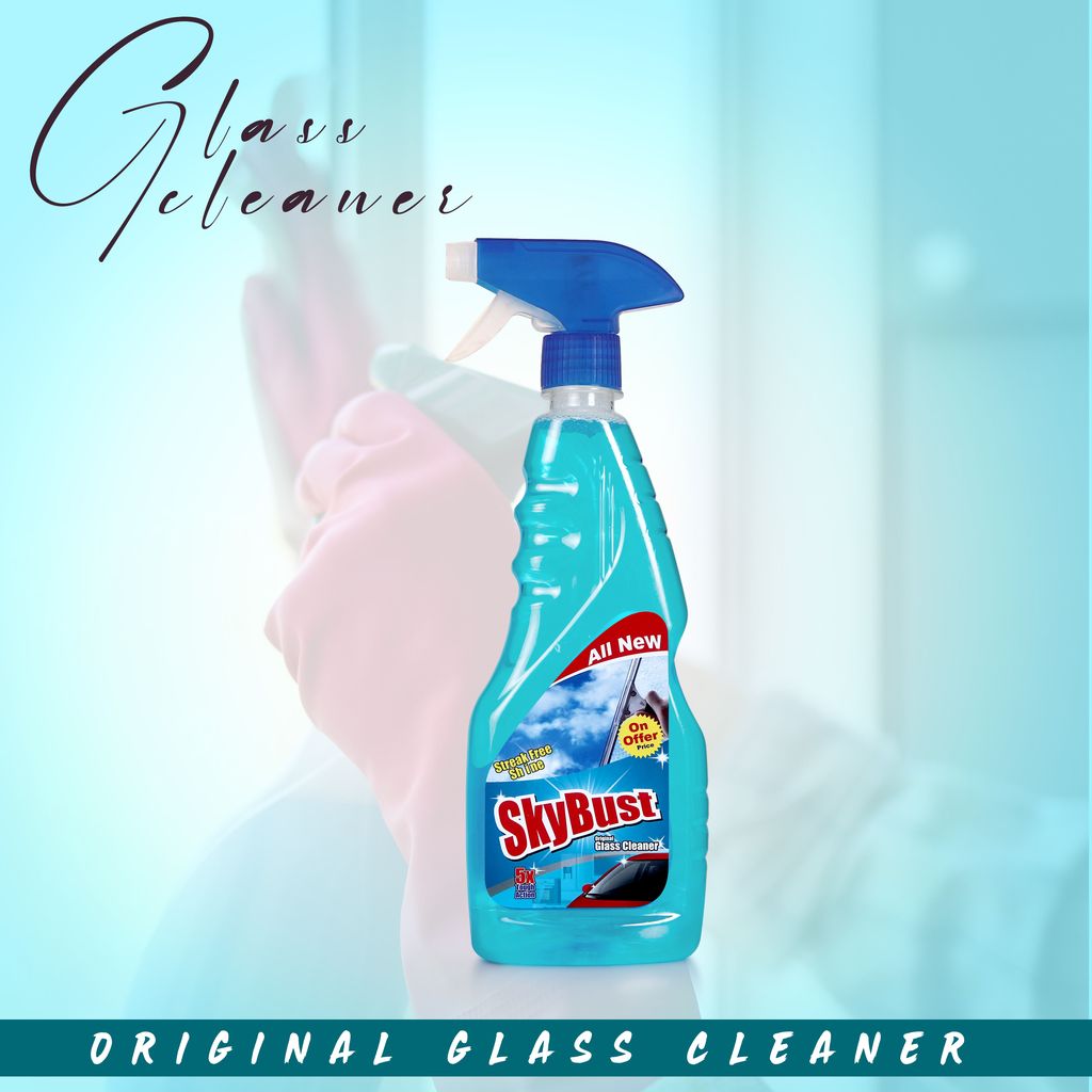 Skybust Glass Cleaner 500ml Pack 3 view 2