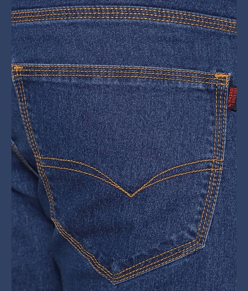 HJ HASASI - Blue Denim Slim Fit Men's Jeans ( Pack of 1 ) view 2