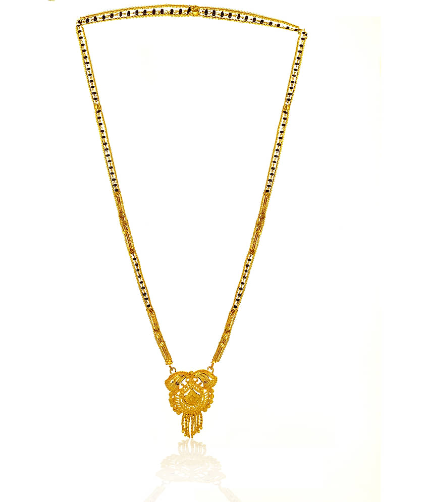 KRIMO Gold Plated Letest & Designer Mangalsutra For Women-100185 view 2