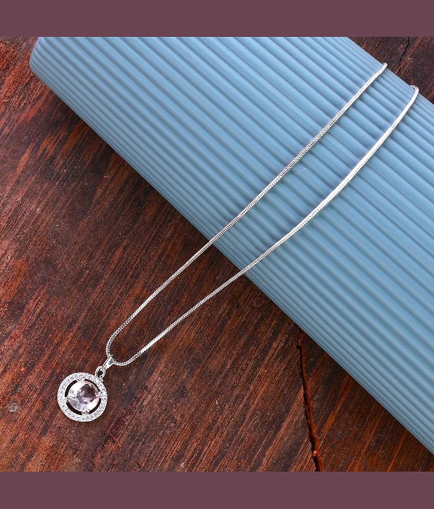 AKLINA Silver Pendant set ( Pack of 1 ) view 2