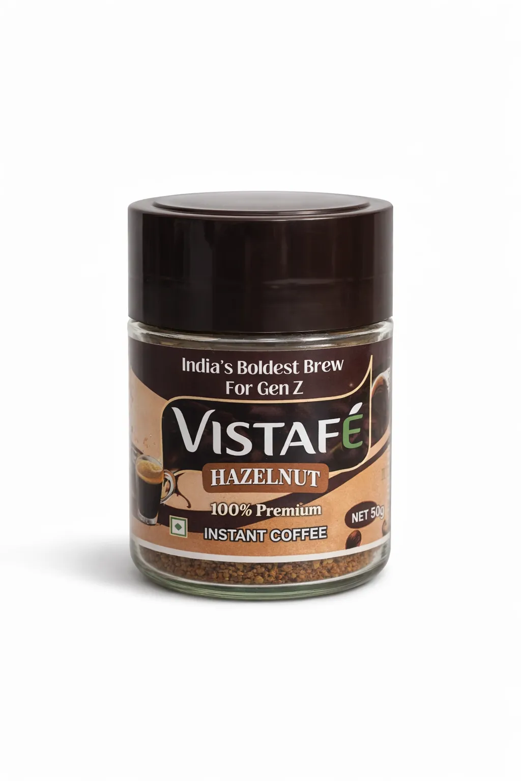 Vistafe Hazelnut Instant Coffee for Smooth Nutty Taste view 2