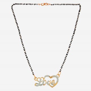 Hetprit Brass Gold Plated Beautiful Mangalsutra For Women view 2