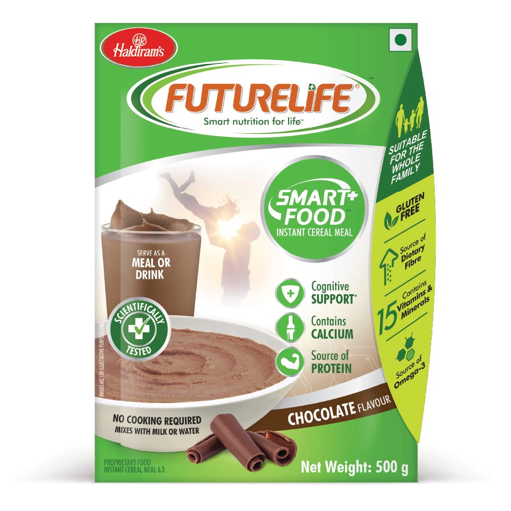 Futurelife Smart Foods Instant Cereal Meal Chocolate 500 Gms