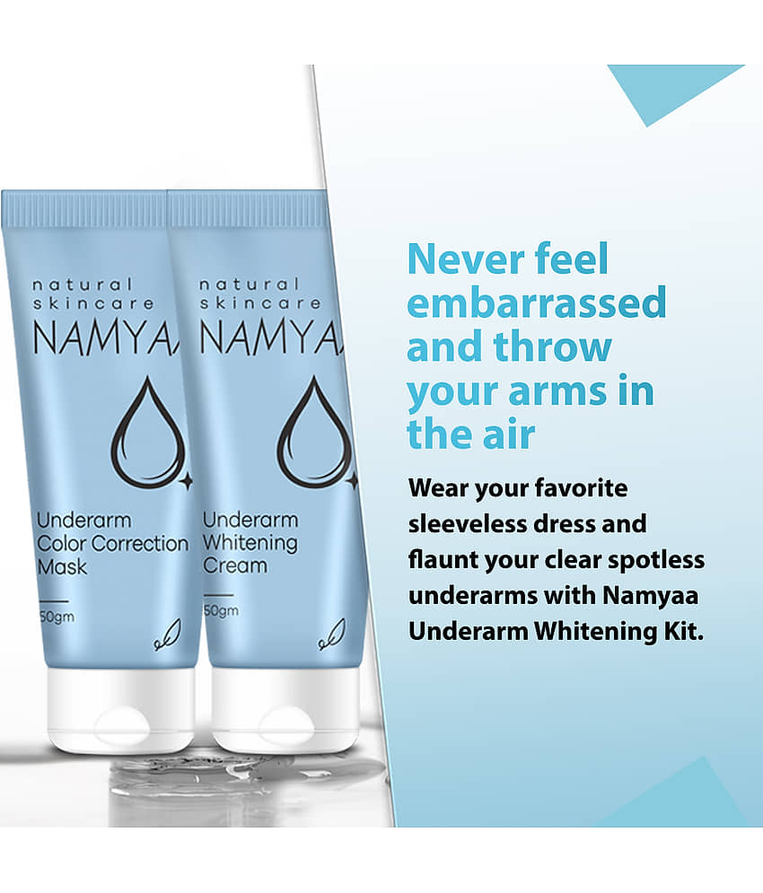 Namyaa Underarm Whitening Cream for Dark Underarm/Uneven Tone With Vitamin C and Charcoal Extracts 100g, Pack of 2 view 2