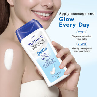 Yuthika Soft Touch Milk Body Lotion For Women & Men, (24pc of 20ml Each) view 2