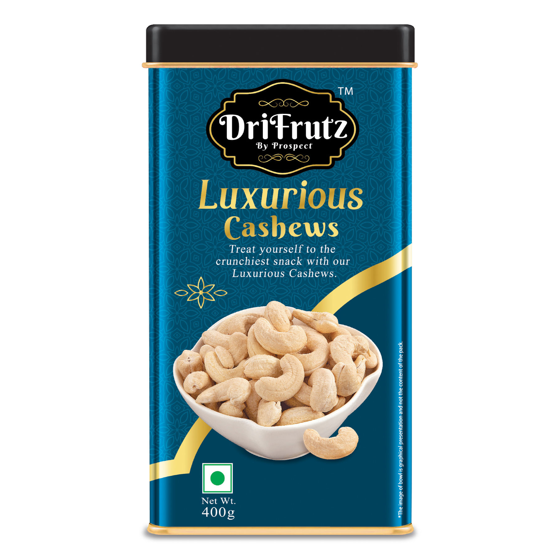 DriFrutz Luxurious Cashews, 400 gm