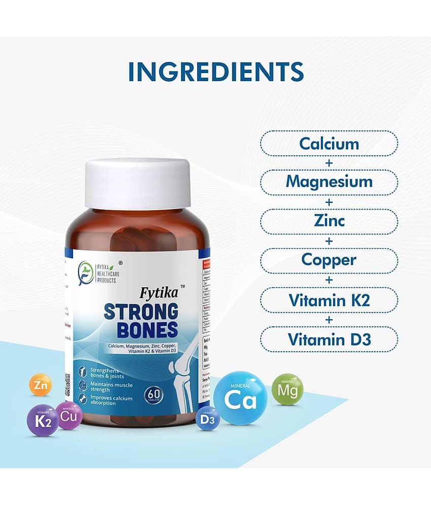 Fytika Strong Bones With Calcium And Vitamin D2 60 No.S view 2