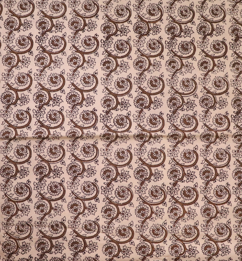 Handcrafted Bagh Print Cotton 3 Piece Suit Set view 2