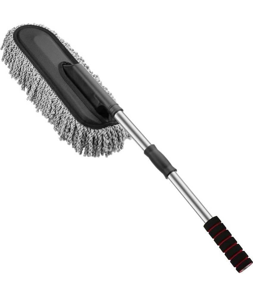 sakimo Microfibre Car Cleaning Microfiber Duster ( Pack of 1 )