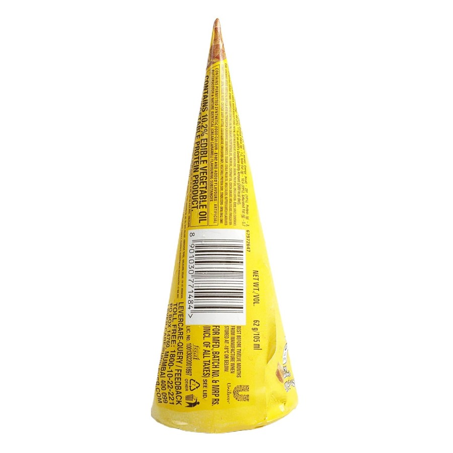 Kwality Walls Butterscotch Cone Ice Cream 115 Ml view 2