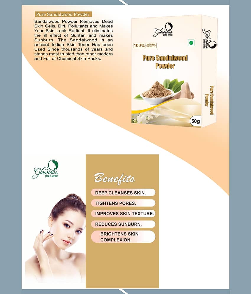 glowious - Skin Toning Face Pack for Normal Skin ( Pack of 10 ) view 2